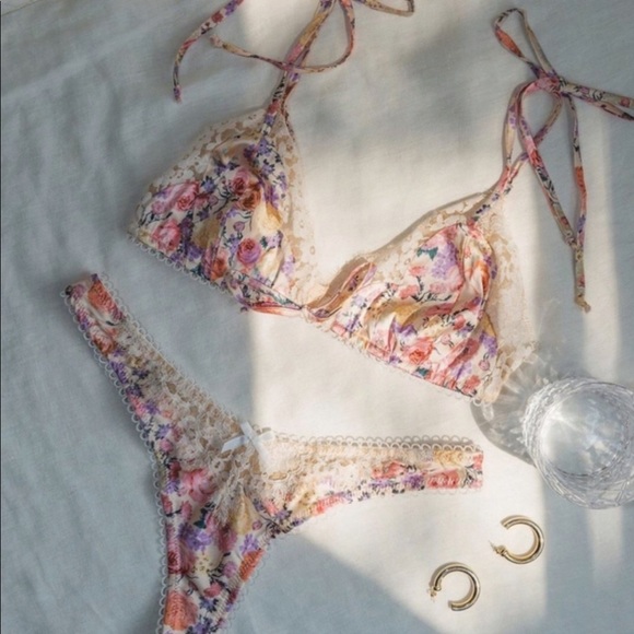 For Love & Lemons Garden Thong Panty - Picture 2 of 4